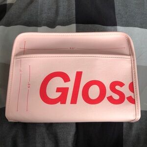 Glossier full size makeup bag